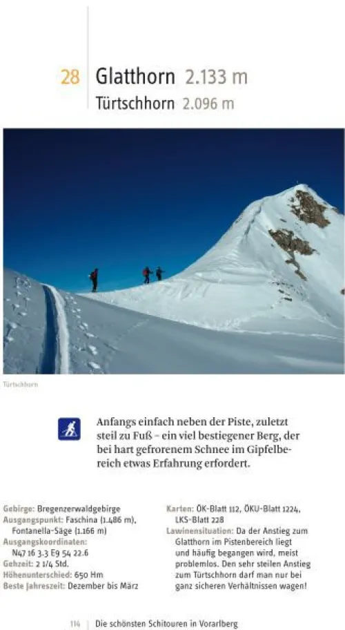 Die schönsten Schitouren in Vorarlberg*Michael Wagner Verlag Outlet