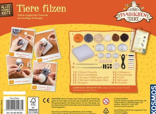 Franckh-Kosmos Basteln & Kreatives*Die Schule der magischen Tiere - Tiere filzen