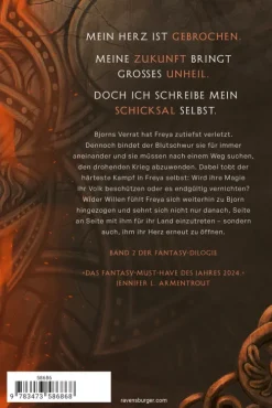 Ravensburger Verlag Romantasy*Die Skaland-Saga, Band 2 - A Curse Carved in Bone