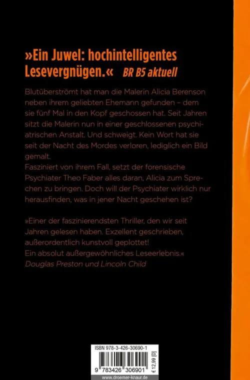 Die stumme Patientin*Droemer Taschenbuch Clearance