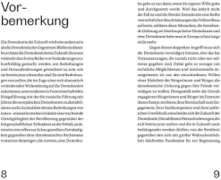 Brandstätter Verlag Politik-Die Zukunft der Demokratie