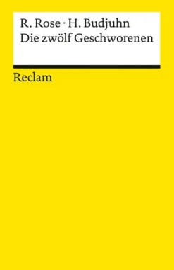 Reclam Philipp Jun. Gedichte & Drama-Die zwölf Geschworenen. Für die deutsche Bühne dramatisiert von Horst Budjuhn