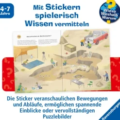 Ravensburger Verlag Stickerhefte-Dinosaurier Stickerheft