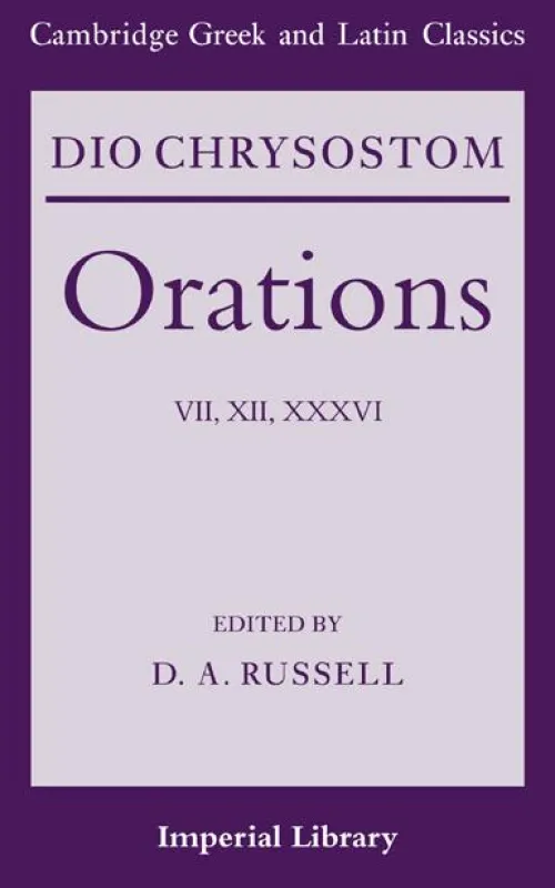 Cambridge University Press Griechische Bücher-Dio Chrysostom Orations
