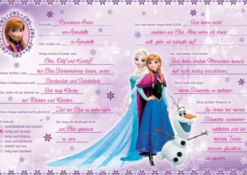 Panini Verlags GmbH Freundebücher-Disney Die Eiskönigin: Mein Elsa-Freundebuch