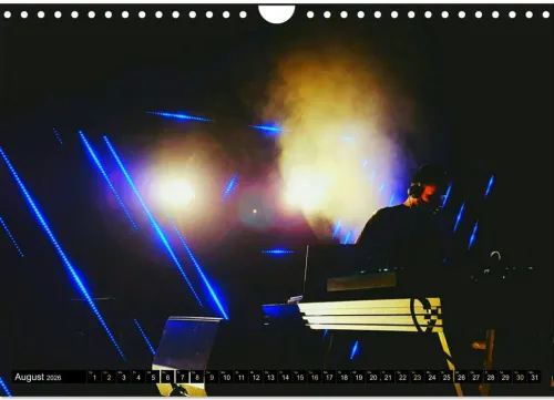 Calvendo Wandkalender-DJ Liveact (Wandkalender 2026 DIN A4 quer), Monatskalender