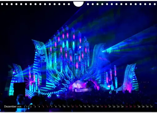 Calvendo Wandkalender-DJ Liveact (Wandkalender 2026 DIN A4 quer), Monatskalender