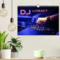 Calvendo Wandkalender-DJ Liveact (Wandkalender 2026 DIN A4 quer), Monatskalender