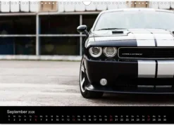 Calvendo Wandkalender-Dodge Challenger SRT8 (Wandkalender 2026 DIN A3 quer), Monatskalender