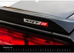 Calvendo Wandkalender-Dodge Challenger SRT8 (Wandkalender 2026 DIN A3 quer), Monatskalender