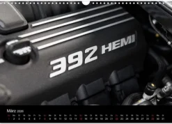 Calvendo Wandkalender-Dodge Challenger SRT8 (Wandkalender 2026 DIN A3 quer), Monatskalender
