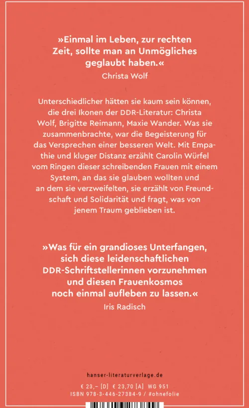 Drei Frauen träumten vom Sozialismus*Hanser Berlin Outlet