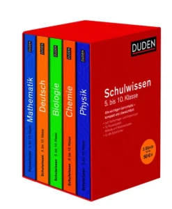 Bibliograph. Instit. GmbH Quali Trainer·Mittlere Reife-Duden Schulwissen 5. bis 10. Klasse 5 Bände