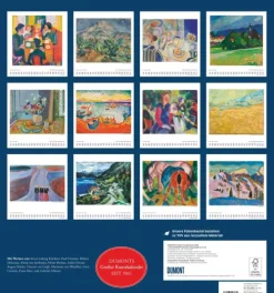 DuMont Kalenderverlag Wandkalender*DUMONT - DUMONTS Großer Kunstkalender 2026 - Wandkalender 45 x 48 cm - Meisterwerke der Klassischen Moderne, Impressionisten & Expressionisten für Kunstliebhaber