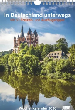 DuMont Kalenderverlag Wochenkalender-DUMONT - In Deutschland unterwegs 2026 - Wochenkalender 21 x 30 cm, Wandkalender mit 53 Reisezielen, für Natur- und Kulturliebhaber