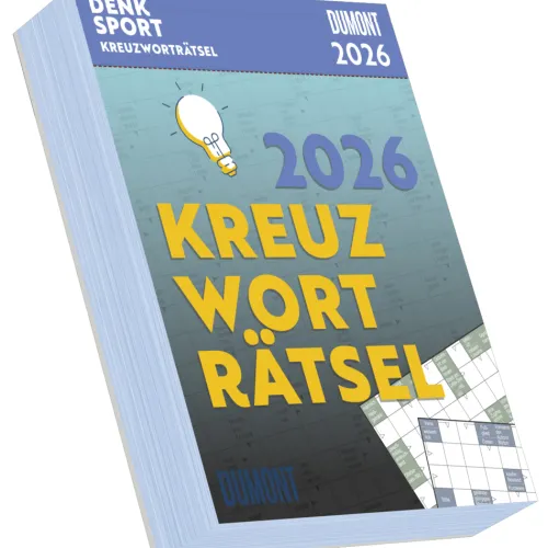 DUMONT - Kreuzworträtsel 2026 - Tagesabreißkalender 12x16 cm - Rätselkalender mit 313 Schwedenrätseln, Ratekalender zum Aufstellen & Aufhängen*DuMont Kalenderverlag New