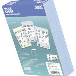 DUMONT - Kreuzworträtsel 2026 - Tagesabreißkalender 12x16 cm - Rätselkalender mit 313 Schwedenrätseln, Ratekalender zum Aufstellen & Aufhängen*DuMont Kalenderverlag New