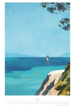 DUMONT - Rivers: Feeling Nature 2026 - Wandkalender 30x42 cm - Outdoor-Illustrationen von Henry Rivers, dekorative Poster im minimalistischen Design*DuMont Kalenderverlag Discount