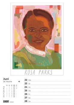 DUMONT - Starke Frauen 2026 - Wochenkalender mit 53 Porträts & Biografien - Wandkalender 21 x 30 cm mit Spiralbindung*DuMont Kalenderverlag Sale