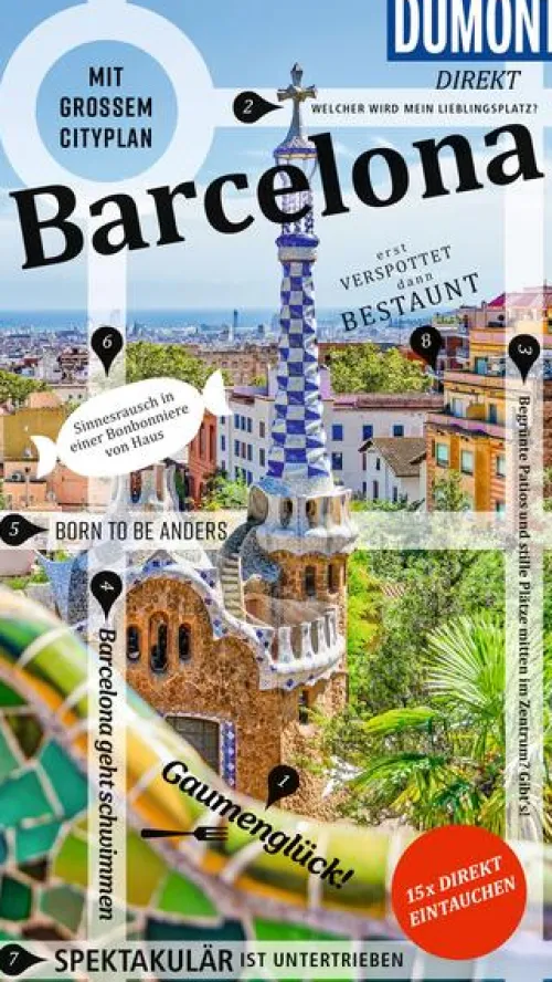 Dumont Reise Vlg GmbH + C Reiseführer-DUMONT direkt Reiseführer Barcelona