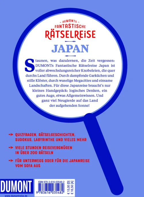 Dumont Reise Vlg GmbH + C Bildbände-DUMONTs Fantastische Rätselreise Japan