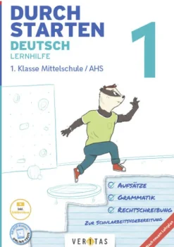 Veritas Verlag Mittlere Reife·Deutsch-Durchstarten 1. Klasse - Deutsch AHS - Lernhilfe