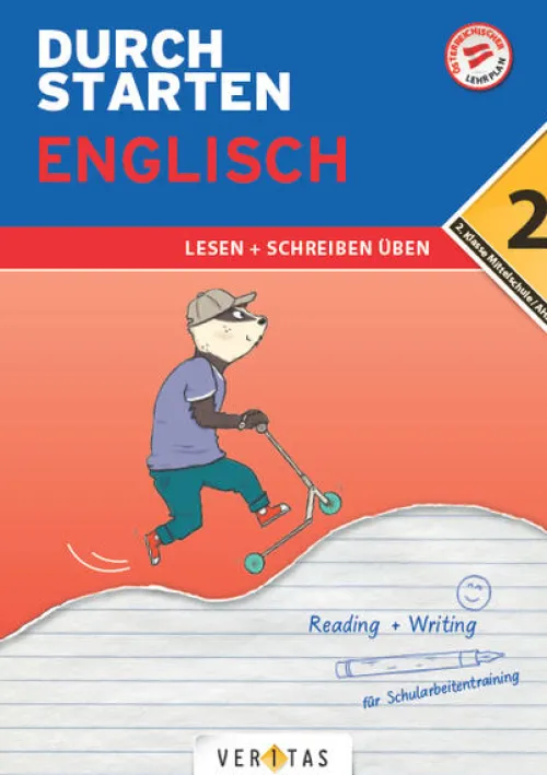 Veritas Verlag Mittlere Reife·Fremdsprachen*Durchstarten 2. Klasse - Englisch Mittelschule/AHS - Lesen und Schreiben