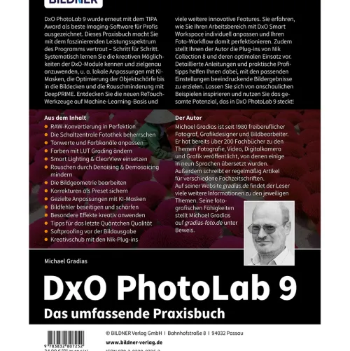 BILDNER Verlag Technik|Informatik & Edv-DxO PhotoLab 9 - Das umfassende Praxisbuch