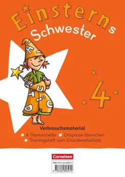 Cornelsen Verlag GmbH Nach Fächern·Deutsch*Einsterns Schwester 4. Schuljahr. Themenhefte 1-4, Training Grundwortschatz und Diagnoseheft - Verbrauchsmaterial - Im Paket, mit digitalen Medien
