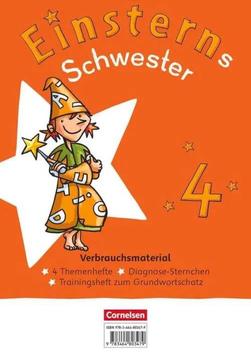 Cornelsen Verlag GmbH Nach Fächern·Deutsch*Einsterns Schwester 4. Schuljahr. Themenhefte 1-4, Training Grundwortschatz und Diagnoseheft - Verbrauchsmaterial - Im Paket, mit digitalen Medien