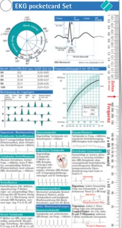 Boerm Bruckmeier Medizin-EKG pocketcard Set