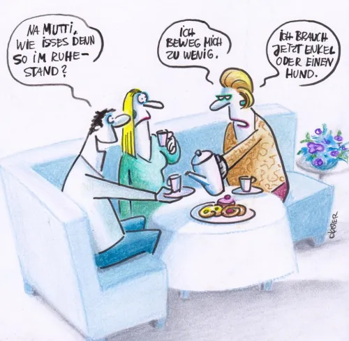 Endlich Feierabend! - Cartoons zum Ruhestand*Lappan Verlag New