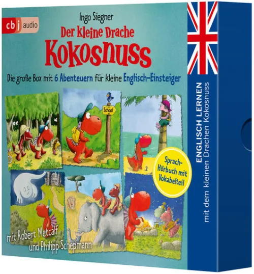 Kinder cbj audio Kinder- & Jugendbücher·Kinderbeschäftigung|Kinder- & Jugendbücher·Nach Alter-Englisch lernen mit dem kleinen Drachen Kokosnuss - Die große Box mit 6 Abenteuern für kleine Englisch-Einsteiger