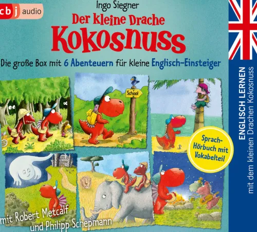 Kinder cbj audio Kinder- & Jugendbücher·Kinderbeschäftigung|Kinder- & Jugendbücher·Nach Alter-Englisch lernen mit dem kleinen Drachen Kokosnuss - Die große Box mit 6 Abenteuern für kleine Englisch-Einsteiger