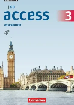 Cornelsen Verlag GmbH Nach Schulform·Gymnasium|Nach Schulform·Gesamtschule*English G Access - G9 - Band 3: 7. Schuljahr - Workbook mit Audios online