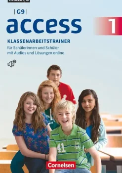 Cornelsen Verlag GmbH Nach Bundesländern·Schleswig-Holstein|Nach Bundesländern·Nordrhein-Westfalen-English G Access - G9 - Band 1: 5. Schuljahr - Klassenarbeitstrainer mit Audios und Lösungen online