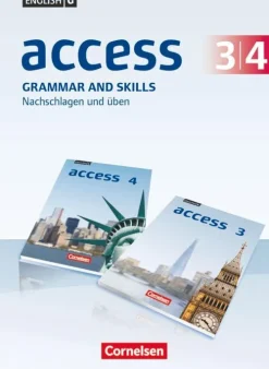 Cornelsen Verlag GmbH Nach Schulform·Gesamtschule-English G Access Band 3/4: 7./8. Schuljahr - Allgemeine Ausgabe - Grammar and Skills