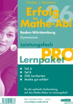 Freiburger Verlag Abi Trainer·Mathematik|Quali Trainer·Abi Trainer*Erfolg im Mathe-Abi 2026 Lernpaket Leistungsfach 'Pro' Baden-Württemberg Gymnasium