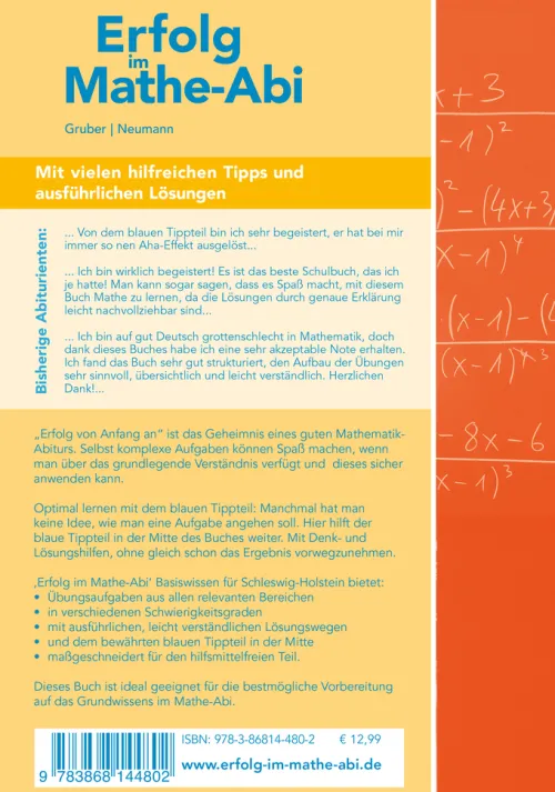 Freiburger Verlag Abi Trainer·Mathematik-Erfolg im Mathe-Abi Schleswig-Holstein Basiswissen