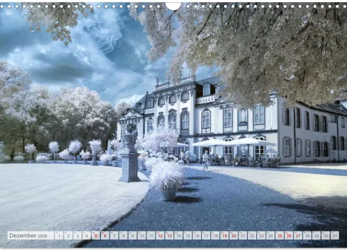 Calvendo Wandkalender*Erfurt - Infrarotfotografien von Kurt Lochte (Wandkalender 2026 DIN A3 quer), Monatskalender