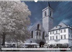 Calvendo Wandkalender*Erfurt - Infrarotfotografien von Kurt Lochte (Wandkalender 2026 DIN A3 quer), Monatskalender
