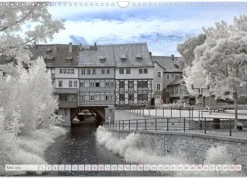 Calvendo Wandkalender*Erfurt - Infrarotfotografien von Kurt Lochte (Wandkalender 2026 DIN A3 quer), Monatskalender