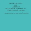Schwabe Verlag (Basel) Religion & Philosophie*Ergänzungsheft zum Lehrbuch der Hebräischen Sprache