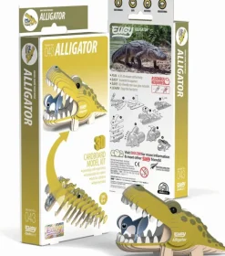 Carletto Deutschland GmbH Basteln & Kreatives-EUGY - 3D Bastelset Alligator