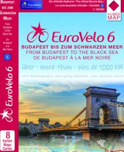 EuroVelo6 (Budapest - Schwarzes Meer) 1:100 000*Huber Kartographie New