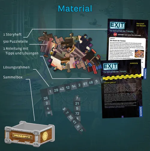 EXIT® - Das Puzzle: Die Bibliothek der Träume*Franckh-Kosmos Hot