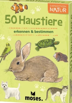 Expedition Natur: 50 Haustiere*moses. Verlag GmbH Discount