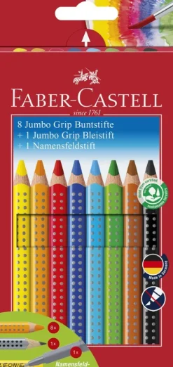 Faber-Castell Buntstift Jumbo Grip Promotionetui 8+1+1*Faber-Castell GmbH&Co. New