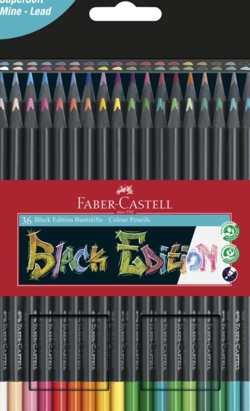Buntstifte Black Edition 36er Set*Faber-Castell Clearance
