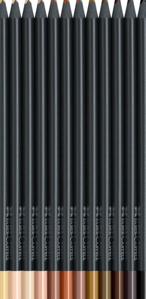 Faber-Castell Buntstifte*Buntstifte Black Edition Skin Tones 12er Set
